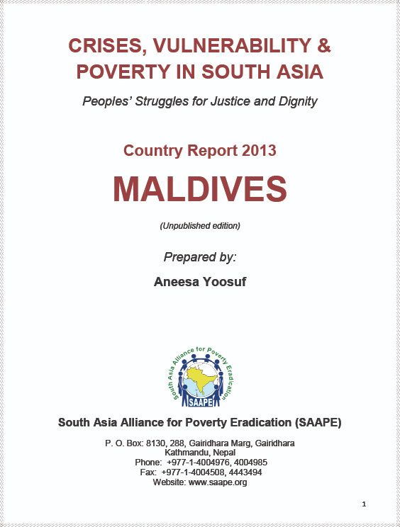Maldives Report, 2013